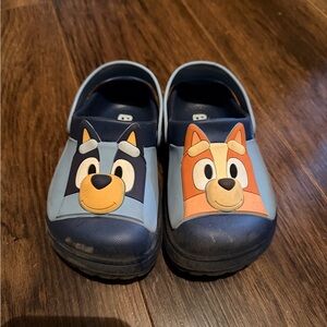 Kids Cartoon Character Clogs - Blue and Orange